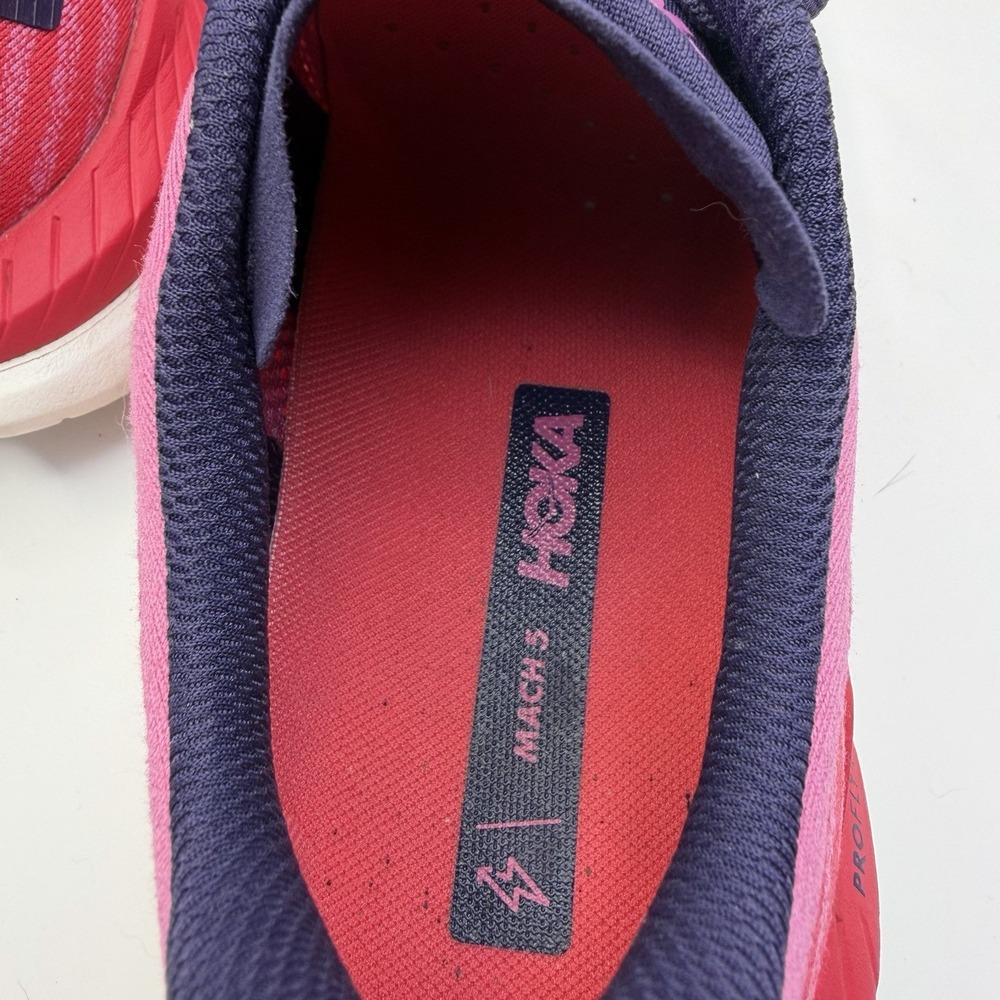 Hoka One One Womens Mach 5 1127894 Pink Running Shoes Sneakers 11 B Raspberry - Picture 9 of 10